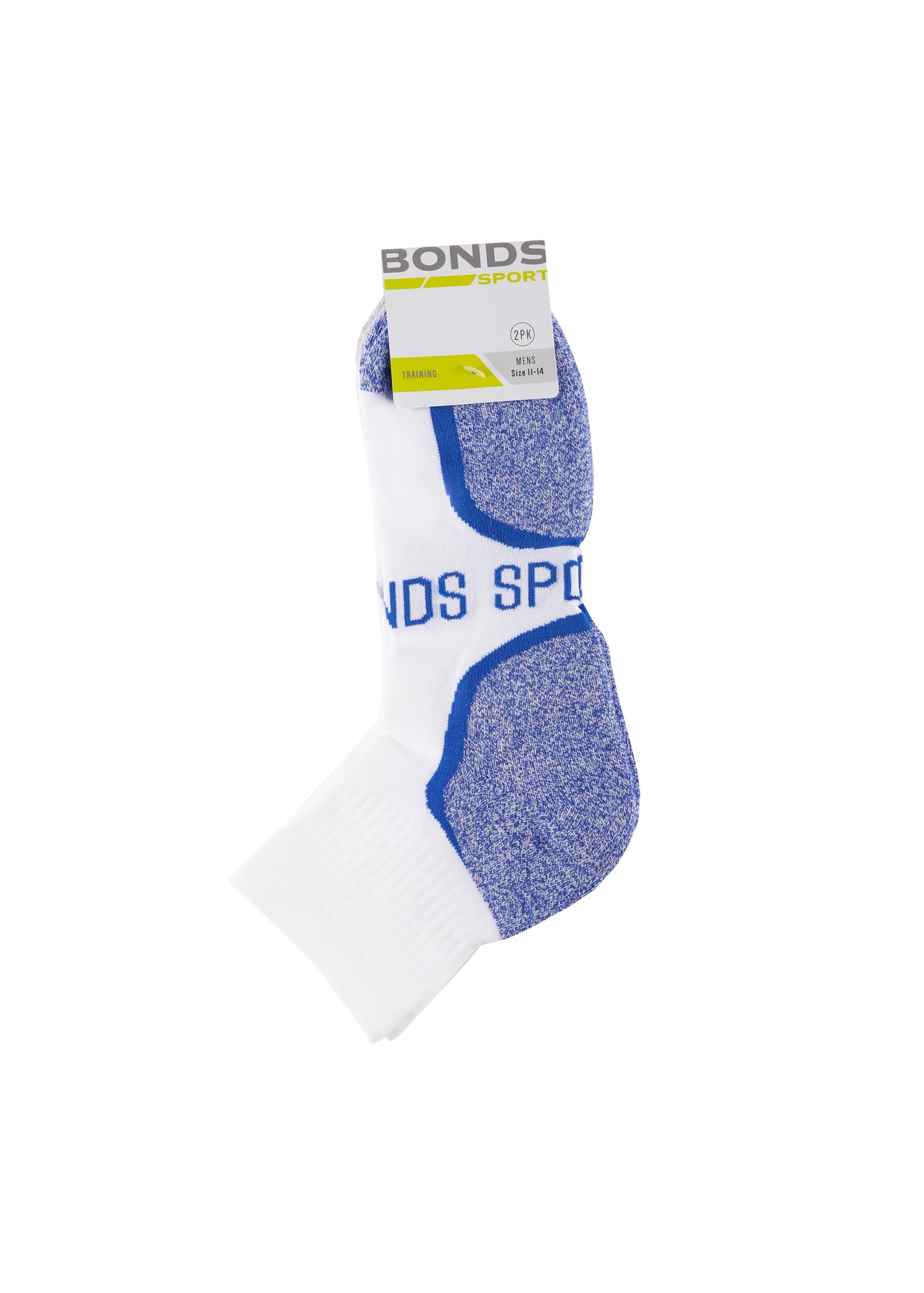 BONDS Men's Ultimate Comfort Quarter Crew Socks 2-Pack
