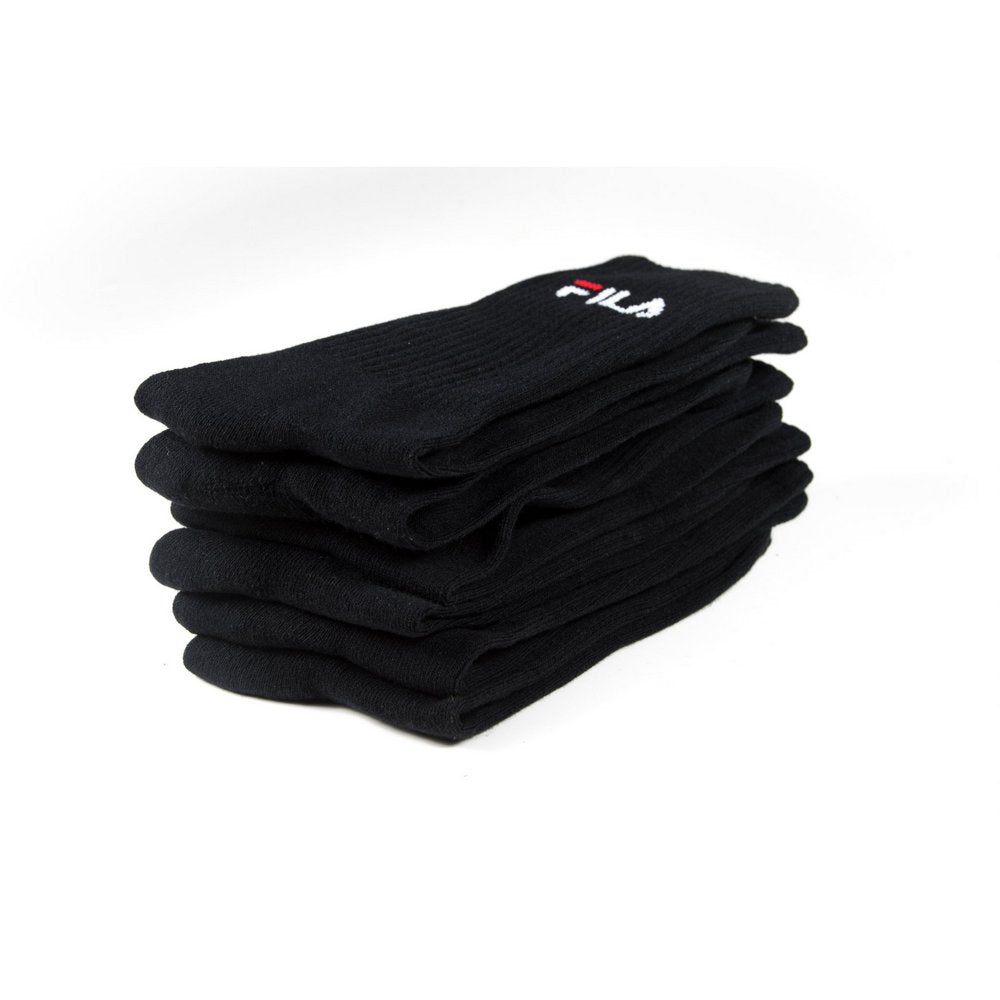 FILA Cushion Foot Sports Socks 3-pack in black, FILA logo