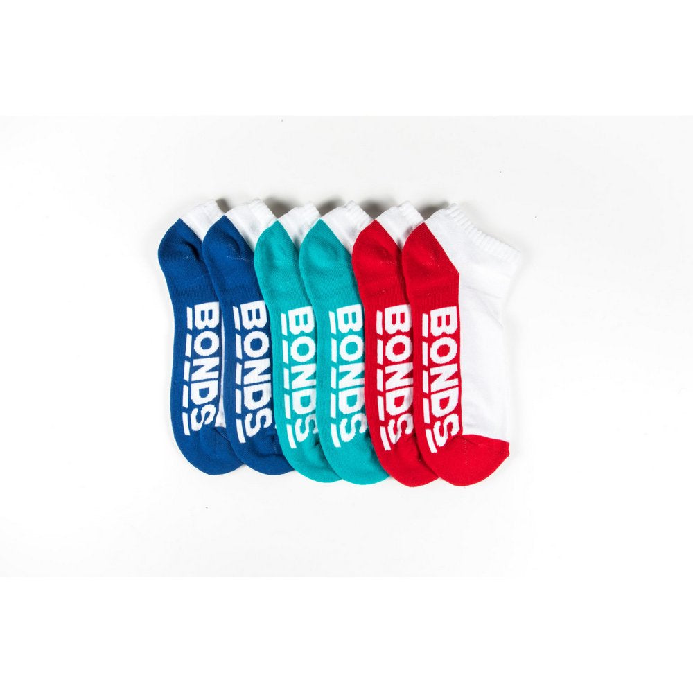 Mens brand sports socks white, 3 pairs of BONDS sports socks image 2